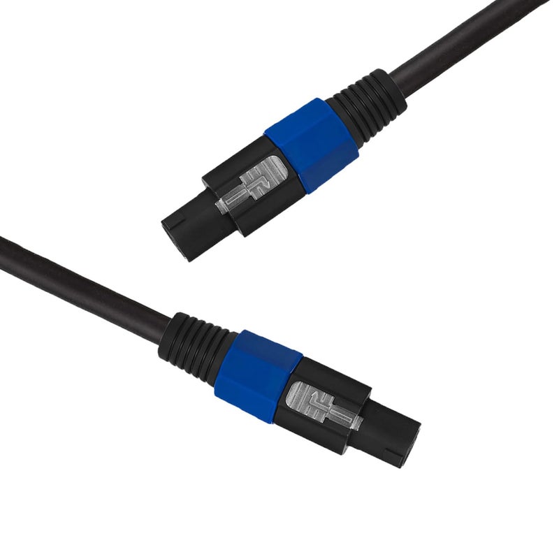 HeyTones Professional 12 Gauge 100 Feet Speakon to Speakon Cables - 12AWG 100ft DJ/PA SpeakON Cords AMP Audio Wires - 2 Pack - Image 4